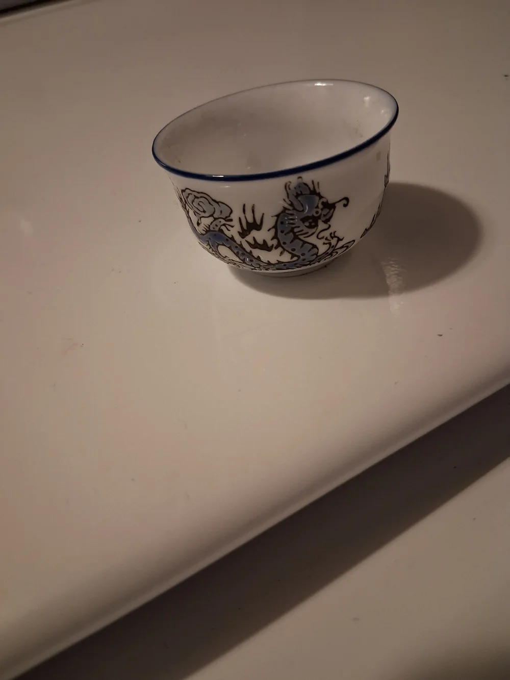 New Blue and White Dragon Porcelain Tea Cup